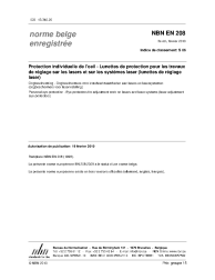 NBN EN 208:2010
