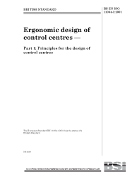 BS EN ISO 11064-1:2001