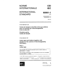 IEC 60061-1:1969/AMD22:1999