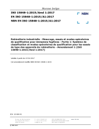 NBN EN ISO 15848-1:2015/A1:2017