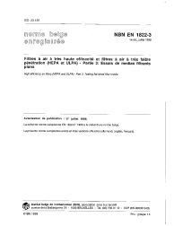 NBN EN 1822-3:1998
