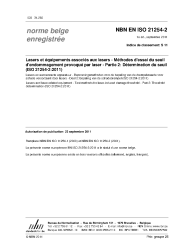 NBN EN ISO 21254-2:2011