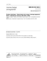 NBN EN ISO 3923-1:2010