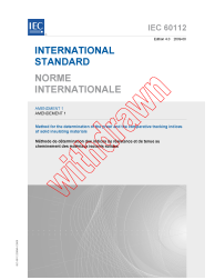 IEC 60112:2003/AMD1:2009