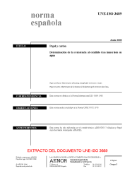 UNE-ISO 3689:2008 (R2015)