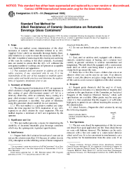 ASTM C675-91(1996) (R1991)