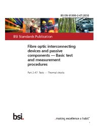 BS EN 61300-2-47:2010