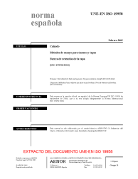UNE-EN ISO 19958:2005 (R2008)