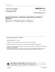 NBN EN 413-1:2004