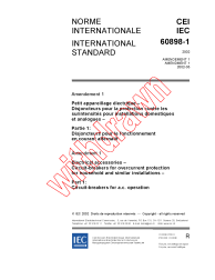 IEC 60898-1:2002/AMD1:2002