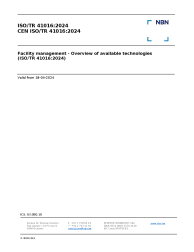 CEN ISO/TR 41016:2024