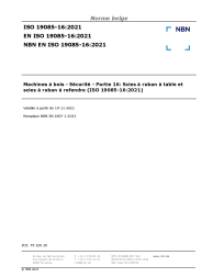 NBN EN ISO 19085-16:2021