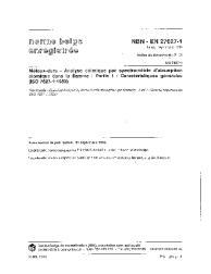 NBN EN 27627-1:1993