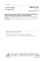 NBN EN 1036-2:2008
