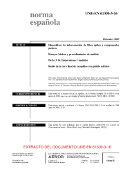 UNE-EN 61300-3-16:2003