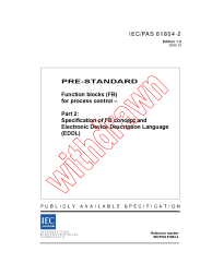 IEC PAS 61804-2:2002
