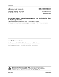 NBN EN 14653-1:2005