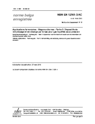 NBN EN 12561-3/AC:2015