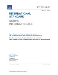 IEC 60204-33:2009