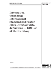 BS ISO/IEC ISP 12073:2000