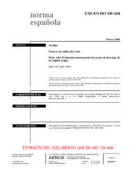 UNE-EN ISO 105-A04:2001 (R2009)