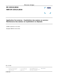 NBN EN 15313:2016