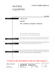 UNE-EN 12385-2:2004+A1:2008 (R2018)