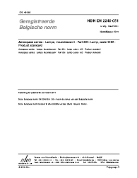 NBN EN 2240-051:2011