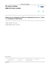 NBN EN 13121-3:2016