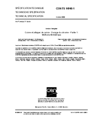 CEN/TS 14940-1:2009