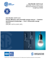 CSA ISO/IEC 13273-2:15 (R2025)