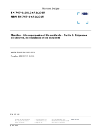 NBN EN 747-1+A1:2015