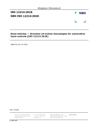 NBN ISO 12214:2020