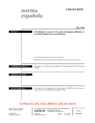 UNE-EN 50375:2004 (R2019)