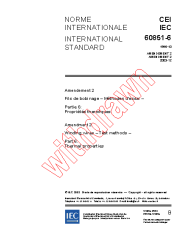 IEC 60851-6:1996/AMD2:2003