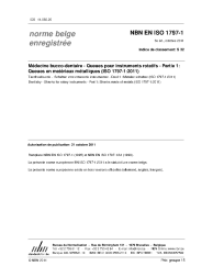 NBN EN ISO 1797-1:2011