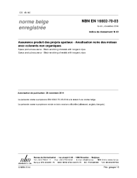 NBN EN 16602-70-03:2014