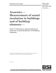 BS EN ISO 140-3:1995