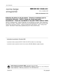 NBN EN ISO 10426-2/A1:2005
