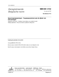 NBN EN 14752:2015
