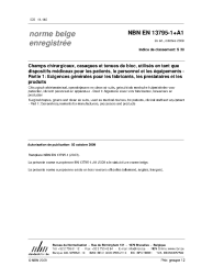 NBN EN 13795-1+A1:2009