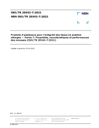NBN ISO/TR 20342-7:2022