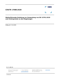 CEN/TR 17086:2020