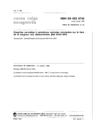 NBN EN ISO 8742:1998