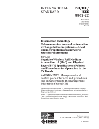 ISO/IEC/IEEE 8802-22:2015/AMD1:2017