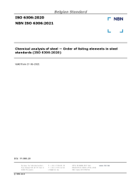 NBN ISO 6306:2021