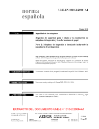 UNE-EN 1010-2:2006+A1:2011 (R2018)