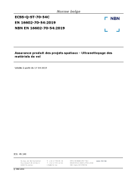 NBN EN 16602-70-54:2019