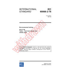 IEC 60068-2-78:2001