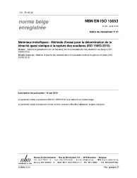 NBN EN ISO 15653:2010